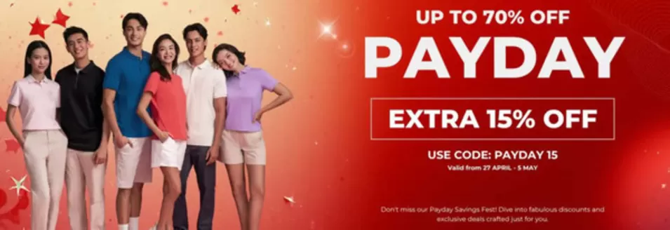 Giordano catalogue in Dubai | Up To 70% Off Payday | 2026-04-27T00:00:00.000Z - 2026-05-05T00:00:00.000Z