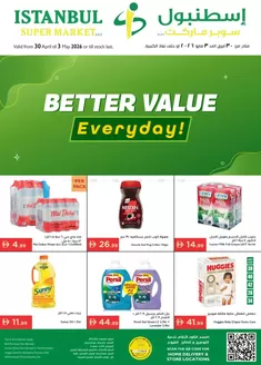 Istanbul Supermarket catalogue | Better Value Everyday | 2026-04-30T00:00:00.000Z - 2026-05-03T00:00:00.000Z
