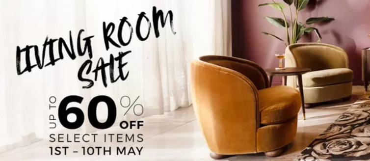 The One catalogue | Living Room Sale 60% Off | 2026-05-04T00:00:00.000Z - 2026-05-10T00:00:00.000Z