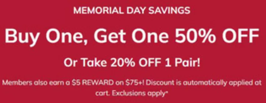 Skechers catalogue | Memorial Day Savings | 2026-05-18T00:00:00.000Z - 2026-05-22T00:00:00.000Z