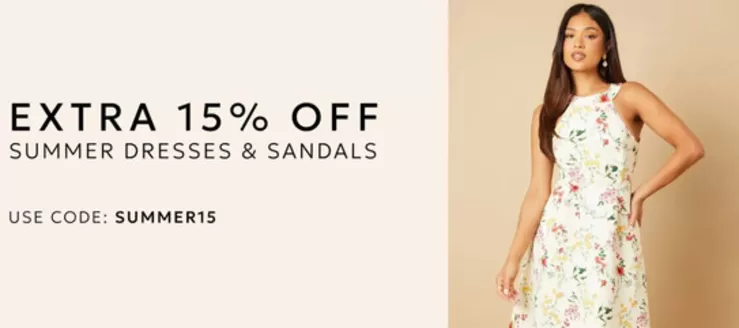 Oasis catalogue | Extra 15% Off Summer Dresses & Sandals | 2026-05-18T00:00:00.000Z - 2026-05-22T00:00:00.000Z