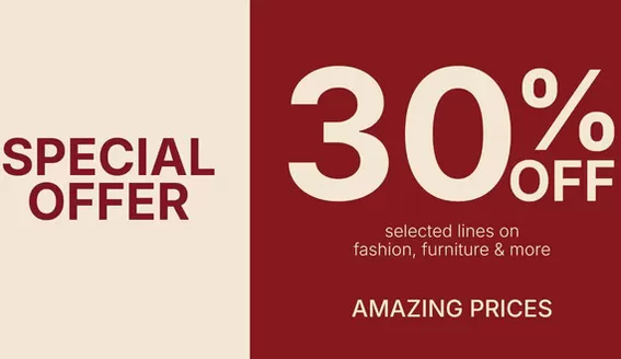 MUJI catalogue | Special Offer 30 % Off | 2026-05-20T00:00:00.000Z - 2026-05-25T00:00:00.000Z