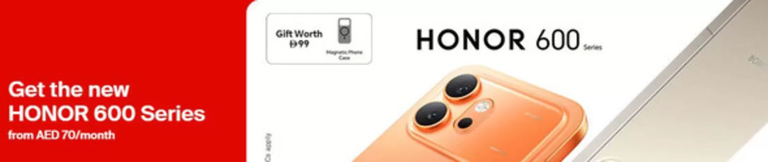 Etisalat catalogue in Sharjah | Get The New Honor 600 Series | 2026-05-20T00:00:00.000Z - 2026-05-26T00:00:00.000Z