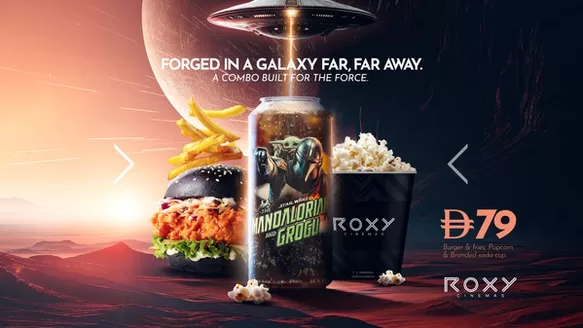 Roxy Cinemas catalogue | Forged In A Galaxy Far, Far Away. A Combo Built For The Force. | 2026-05-21T00:00:00.000Z - 2026-05-28T00:00:00.000Z