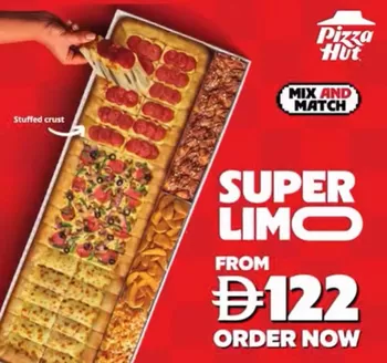 Pizza Hut catalogue | Super Limo Is The Only Right Answer | 2026-05-26T00:00:00.000Z - 2026-05-31T00:00:00.000Z