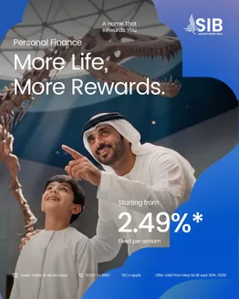 Sharjah Islamic Bank catalogue in Hatta | More Life, More Rewards. | 2026-05-26T00:00:00.000Z - 2026-09-30T00:00:00.000Z