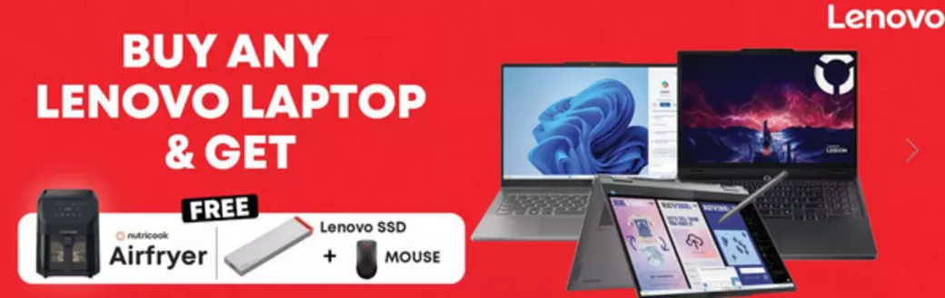 Emax catalogue in Mleiha | Buy Any Lenovo Laptop & Get Free Airfryer+ Lenovo SSD + 0 MOUSE | 2026-05-29T00:00:00.000Z - 2026-06-05T00:00:00.000Z