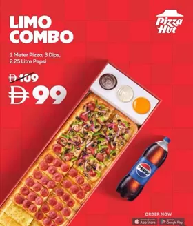 Pizza Hut catalogue in Dubai | Same Meter-long Pizza, But At A Reduced Price! | 2026-06-11T00:00:00.000Z - 2026-06-17T00:00:00.000Z