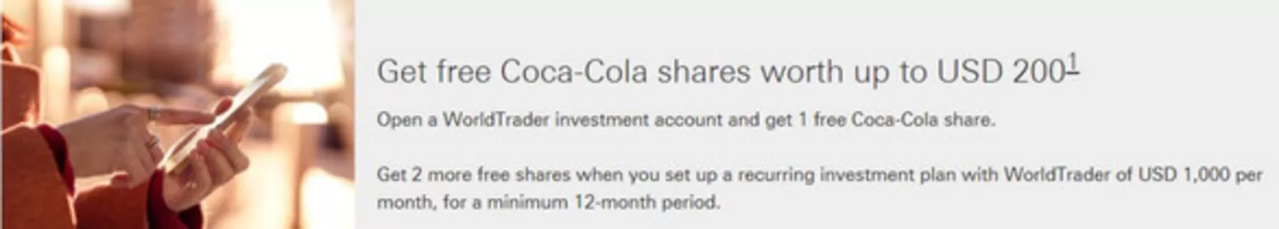 HSBC catalogue in Dubai | Get Free Coca-Cola Shares Worth Up To Usd 2001 | 2026-06-11T00:00:00.000Z - 2026-09-30T00:00:00.000Z