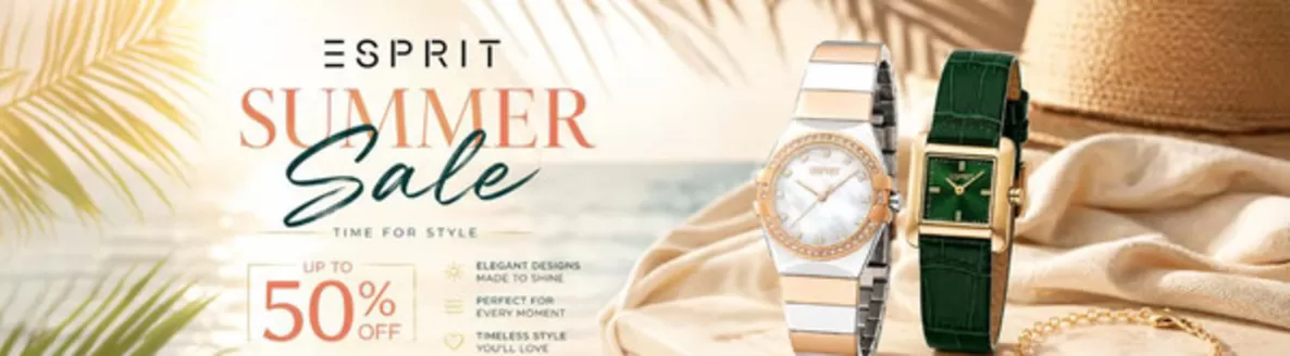 The Watch House catalogue in Dubai | Esprit Summer Sale Up To 50% Off | 2026-06-11T00:00:00.000Z - 2026-06-21T00:00:00.000Z