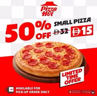 Pizza Hut catalogue in Madinat Zayed | Your Favorite Small Pizza is now at 50% OFF! | 2026-06-18T00:00:00.000Z - 2026-06-22T00:00:00.000Z