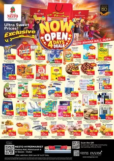 Nesto catalogue in Mleiha | Nesto Now Open 4 Days Deals | 2026-06-18T00:00:00.000Z - 2026-06-21T00:00:00.000Z