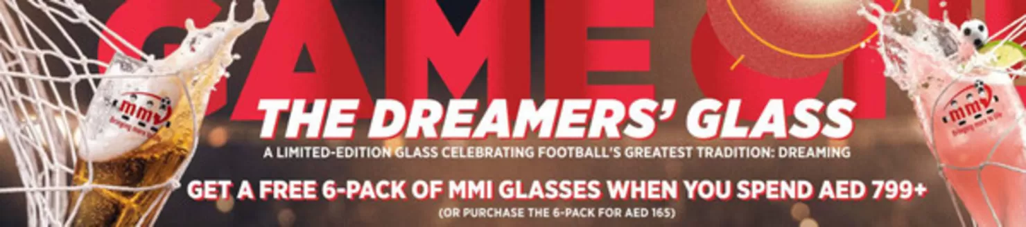 MMI catalogue in Abu Dhabi | Get A Free 6-pack Of Mmi Glasses When You Spend Aed 799+ | 2026-06-23T00:00:00.000Z - 2026-06-30T00:00:00.000Z
