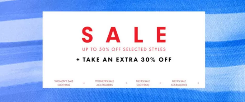 Ted Baker catalogue in Dubai | Sale Up To 50% Off Selected Styles + Take An Extra 30% Off | 2026-07-01T00:00:00.000Z - 2026-07-08T00:00:00.000Z