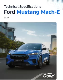 Ford catalogue in Sharjah | MY26 Mustang Mach E Spec Sheet EN | 2026-01-01T00:00:00.000Z - 2026-12-31T00:00:00.000Z