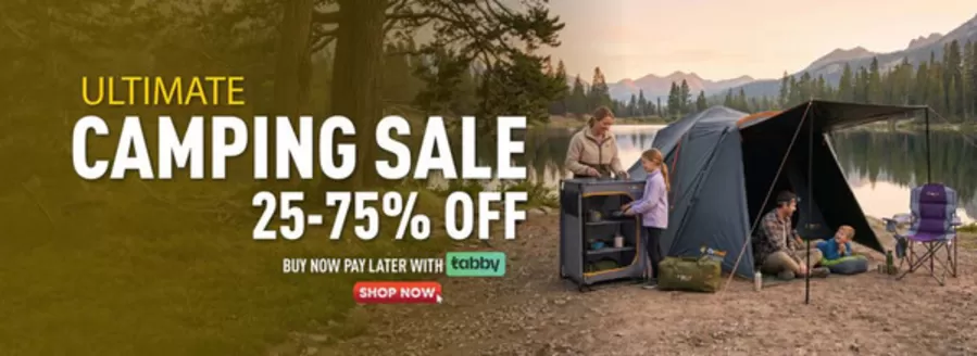 Adventure HQ catalogue in Mussafah | Ultimate Camping Sale 25-75% Off | 2026-07-07T00:00:00.000Z - 2026-07-20T00:00:00.000Z