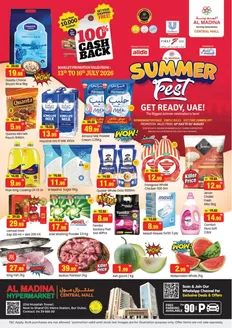 Al Madina catalogue in Ajman | Browse Summer Fest - Central Mall Dubai Offer By Al Madina Hypermarket | 2026-07-14T00:00:00.000Z - 2026-07-16T00:00:00.000Z