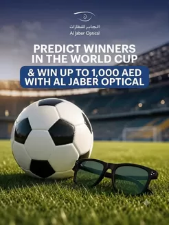 Al Jaber Optical catalogue in Mussafah | Predict Winners In The World Cup & Win Up To 1,000 Aed With Al Jaber Optical | 2026-07-15T00:00:00.000Z - 2026-07-19T00:00:00.000Z