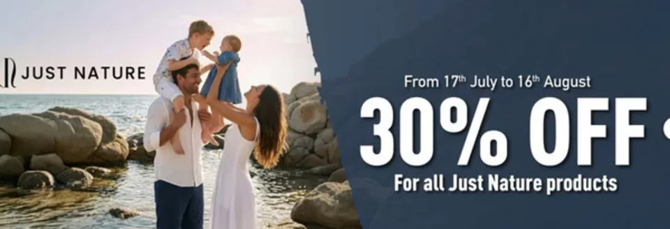 Adventure HQ catalogue in Abu Dhabi | 30% Off For All Just Nature Products | 2026-07-20T00:00:00.000Z - 2026-08-16T00:00:00.000Z