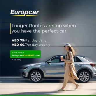 Europcar catalogue | Start From Just Aed 75/Day Or Go Weekly And Unlock An Extra 20% Savings | 2026-07-21T00:00:00.000Z - 2026-07-28T00:00:00.000Z