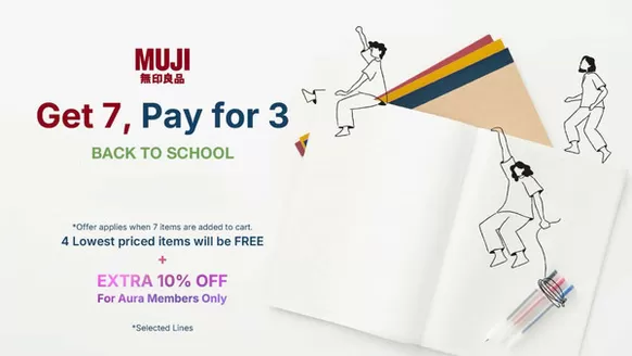 MUJI catalogue | Get 7, Pay For 3 Back To School | 2026-07-27T00:00:00.000Z - 2026-08-03T00:00:00.000Z