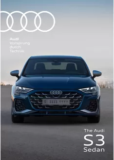 Audi catalogue | Audi S3 Sedan | 2026-07-29T00:00:00.000Z - 2026-12-31T00:00:00.000Z