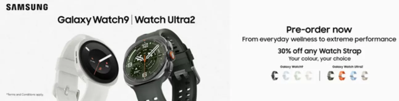 Virgin Megastore catalogue | 30% off any Watch Strap | 2026-07-30T00:00:00.000Z - 2026-08-10T00:00:00.000Z