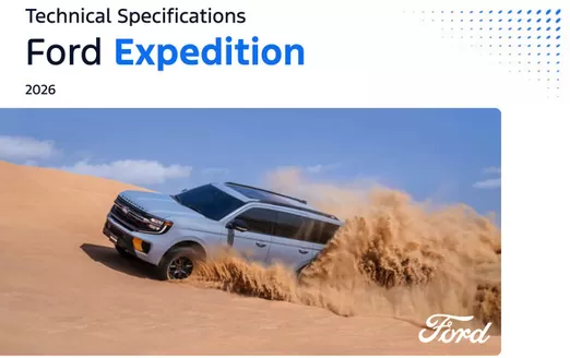 Ford catalogue | MY26 Expedition Spec Sheet EN | 2026-01-01T00:00:00.000Z - 2026-12-31T00:00:00.000Z