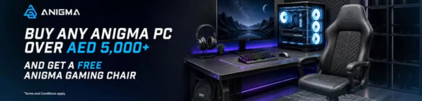 Virgin Megastore catalogue in Abu Dhabi | Buy Any Anigma Pc Over Aed 5,000+ And Get A Free Anigma Gaming Chair | 2026-08-10T00:00:00.000Z - 2026-08-18T00:00:00.000Z
