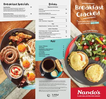 Nando's catalogue | Breakfast Menu 2026 | 2026-08-19T00:00:00.000Z - 2026-09-02T00:00:00.000Z