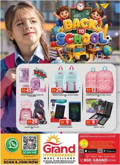 Grand Hyper Market catalogue in Mussafah | Back To School - Wasl Village | 2026-08-20T00:00:00.000Z - 2026-09-05T00:00:00.000Z