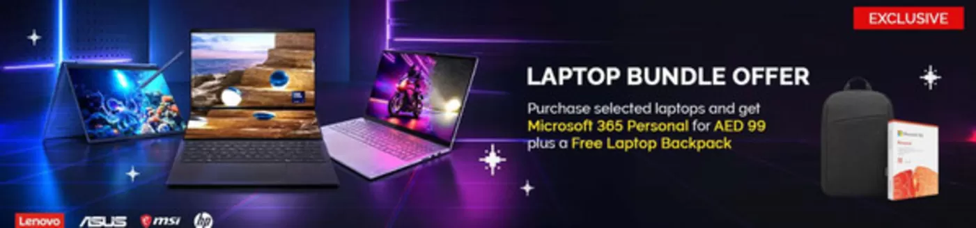 Virgin Megastore catalogue in Mussafah | Laptop Bundle Offer | 2026-08-24T00:00:00.000Z - 2026-08-31T00:00:00.000Z