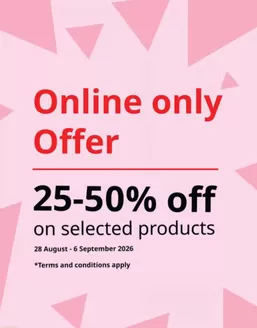 Ikea catalogue in Abu Dhabi | Online only Offer 25-50% off | 2026-08-28T00:00:00.000Z - 2026-09-06T00:00:00.000Z