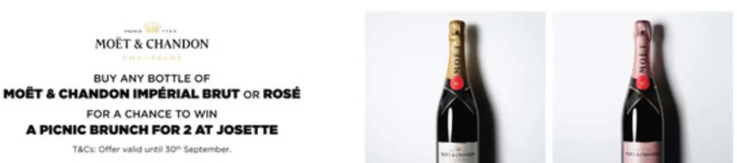 MMI catalogue | Get A Chance To Win A Picnic Brunch For 2 At Josette | 2026-09-02T00:00:00.000Z - 2026-09-30T00:00:00.000Z