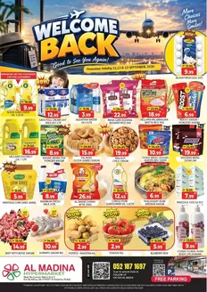 Al Madina catalogue in Al Nahda | Browse Welcome Back - Karama Dubai Offer By Al Madina Hypermarket | 2026-09-12T00:00:00.000Z - 2026-09-13T00:00:00.000Z