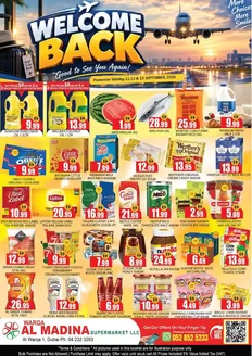 Al Madina catalogue in Al Nahda | Browse Welcome Back - Al Warqa 1 Dubai Offer By Al Madina Hypermarket | 2026-09-12T00:00:00.000Z - 2026-09-13T00:00:00.000Z
