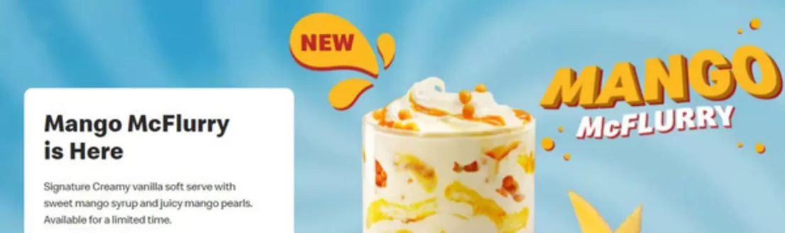 McDonald's catalogue in Sharjah | Mango McFlurry is Here | 2026-09-15T00:00:00.000Z - 2026-09-21T00:00:00.000Z