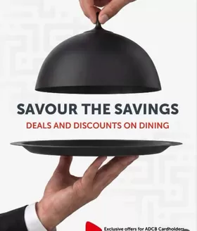 ADCB catalogue in Sharjah | Savour The Savings Deals And Discounts On Dining | 2026-09-18T00:00:00.000Z - 2026-09-24T00:00:00.000Z