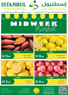 Istanbul Supermarket catalogue in Abu Dhabi | Midweek Market | 2026-09-22T00:00:00.000Z - 2026-09-23T00:00:00.000Z