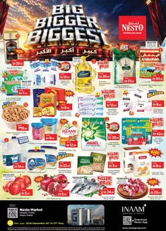 Nesto catalogue in Dubai | Big Bigger Biggest At Nesto Hypermarket Arjan | 2026-09-24T00:00:00.000Z - 2026-09-28T00:00:00.000Z