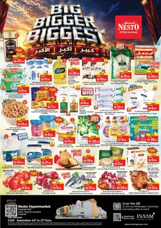 Nesto catalogue | Big Bigger Biggest At Nesto Hypermarket Fujairah Mall | 2026-09-24T00:00:00.000Z - 2026-09-28T00:00:00.000Z