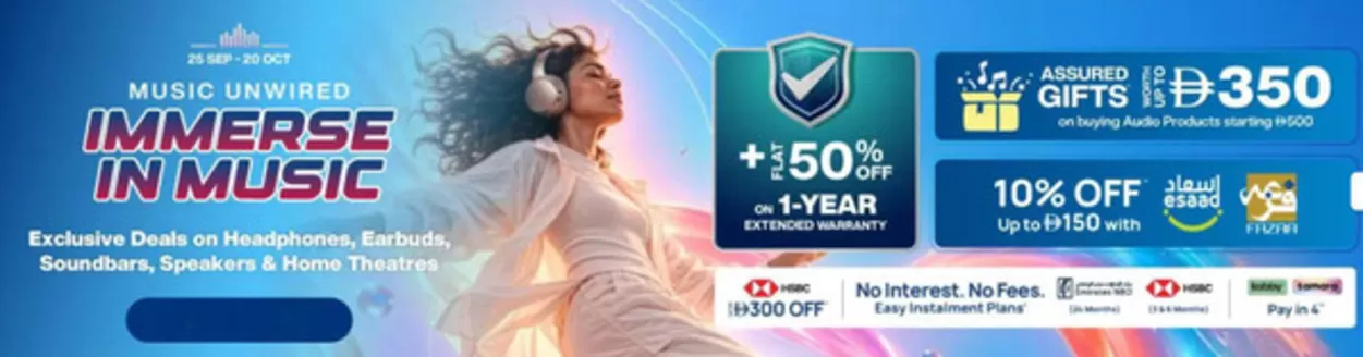 Jumbo catalogue in Mleiha | Exclusive Deals on Headphones, Earbuds, Soundbars, Speakers & Home Theatres | 2026-09-25T00:00:00.000Z - 2026-09-30T00:00:00.000Z