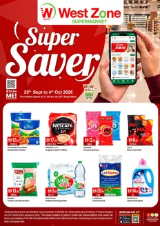 West Zone Fresh catalogue | West Zone Fresh promotion | 2026-09-25T00:00:00.000Z - 2026-10-04T00:00:00.000Z