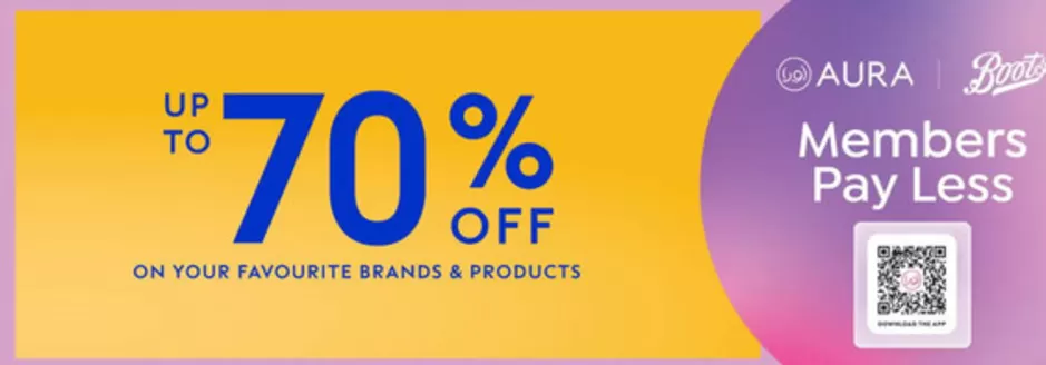 Boots catalogue in Dibba Al-Fujairah | Up To 70% Off On Your Favourite Brands & Products | 2026-09-28T00:00:00.000Z - 2026-10-21T00:00:00.000Z