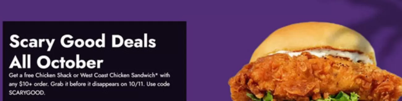 Shake Shack catalogue in Al Ain | Scary Good Deals All October | 2026-10-02T00:00:00.000Z - 2026-10-31T00:00:00.000Z