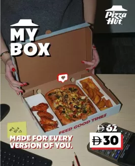 Pizza Hut catalogue in Al Bataeh | Get The My Box - At A Reduced Price Of Just AED 30! | 2026-10-05T00:00:00.000Z - 2026-10-09T00:00:00.000Z