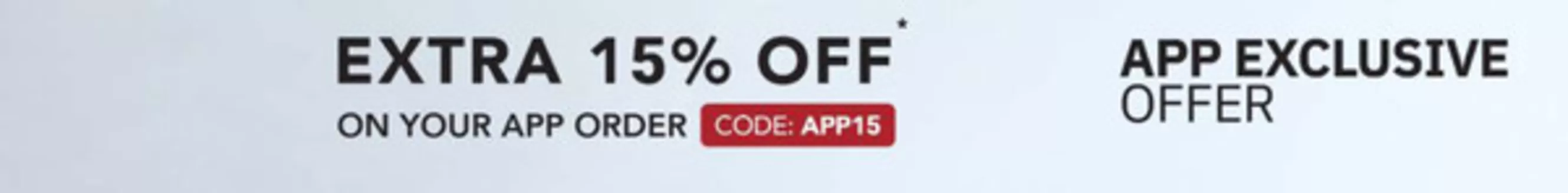 Red Tag catalogue | Extra 15% Off On Your App Order | 2026-10-05T00:00:00.000Z - 2026-10-16T00:00:00.000Z