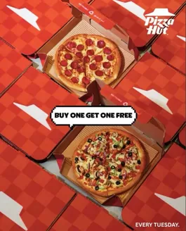 Pizza Hut catalogue in Abu Dhabi | Tuesday = Bogo = Double The Pizza. | 2026-10-06T00:00:00.000Z - 2026-10-06T00:00:00.000Z