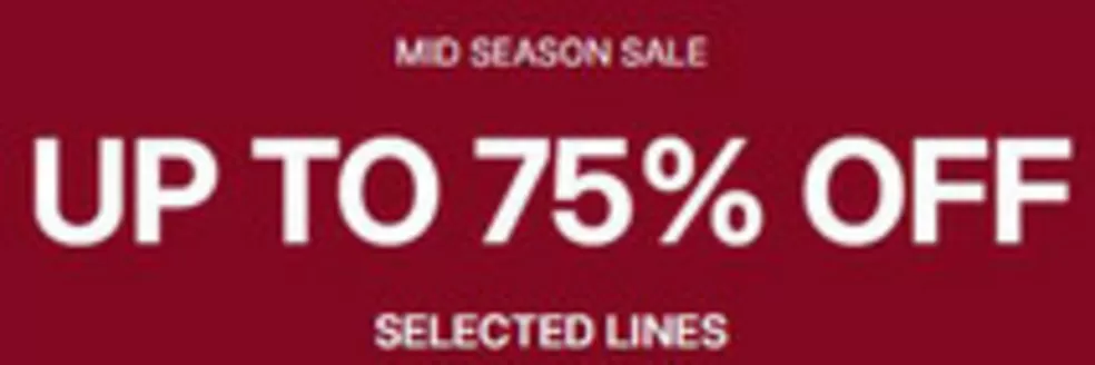 MUJI catalogue in Mussafah | Mid Season Sale Up To 75 % Off Select Lines | 2026-10-12T00:00:00.000Z - 2026-10-19T00:00:00.000Z