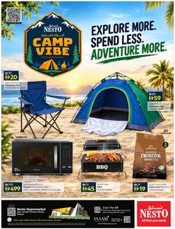 Nesto catalogue in Kalba | Nesto Camp Vibe Offers, Butina | 2026-10-15T00:00:00.000Z - 2026-11-02T00:00:00.000Z
